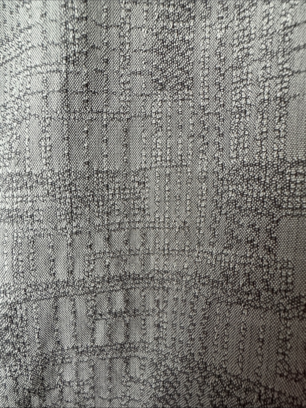 Tommy Bahama Men's Short-Sleeve Button-Down Shirt in Light Gray Pattern - Picture 7 of 9